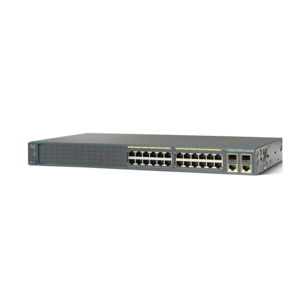 سوئیچ شبکه 26 پورت با 24 پورت PoE سیسکو مدل WS-C2960+24PC-S